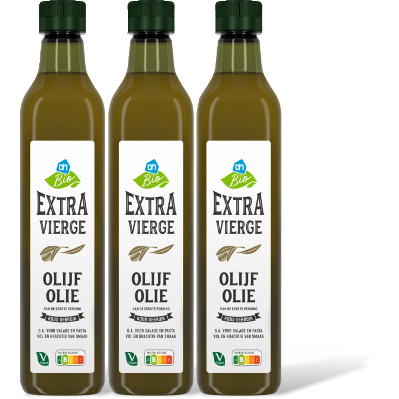 AH Biologisch Olijfolie extra vierge 3 pack
