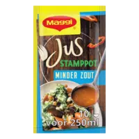 Maggi Jus stamppot minder zout