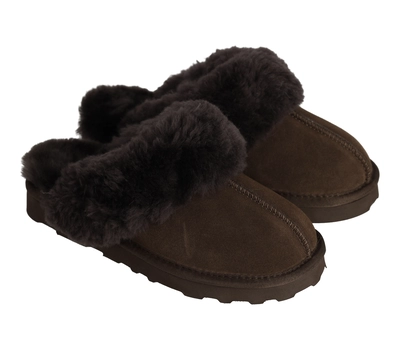 pdp-image-Greyhound Suede slof dames donkerbruin maat 38-39