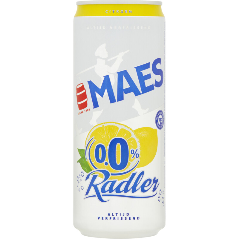 Een afbeelding van Maes Radler lemon zero 0.0% bel