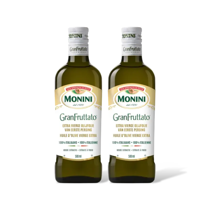 Monini Olijfolie gran frutatto ev 2-pack