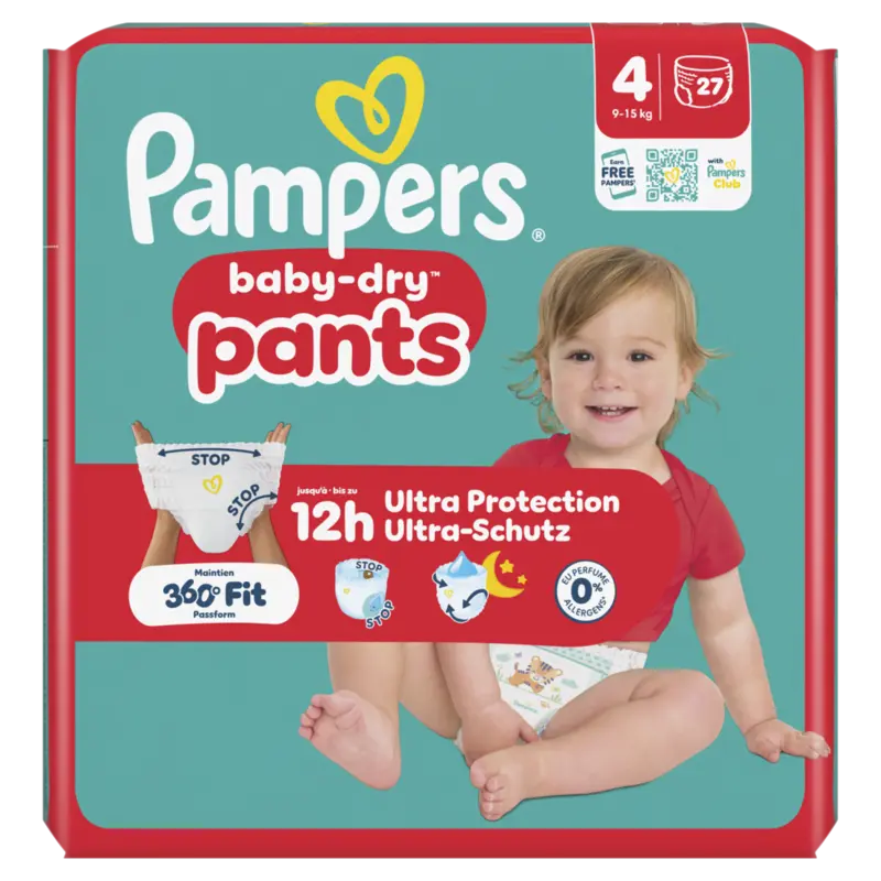 Baby-Dry Pants Maat 4, 27 Luierbroekjes