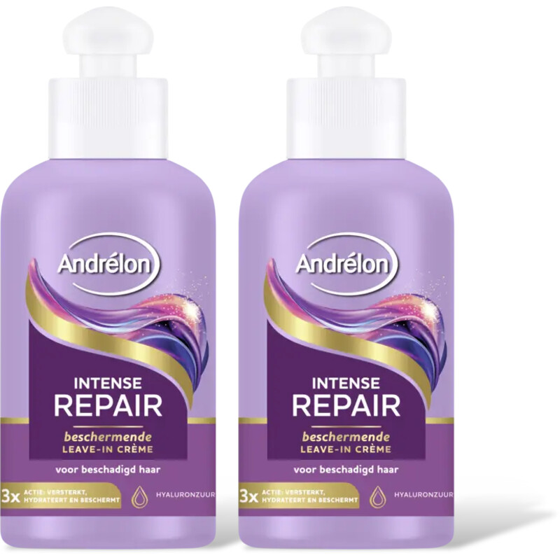 Andrélon Intense repair leave-in crème 2-pack