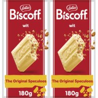 Lotus Biscoff Speculoos witte chocolade stukjes 2-pack