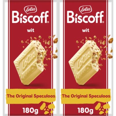 pdp-image-Lotus Biscoff Speculoos witte chocolade stukjes 2-pack