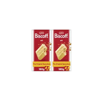 pdp-image-Lotus Biscoff Speculoos witte chocolade stukjes 2-pack