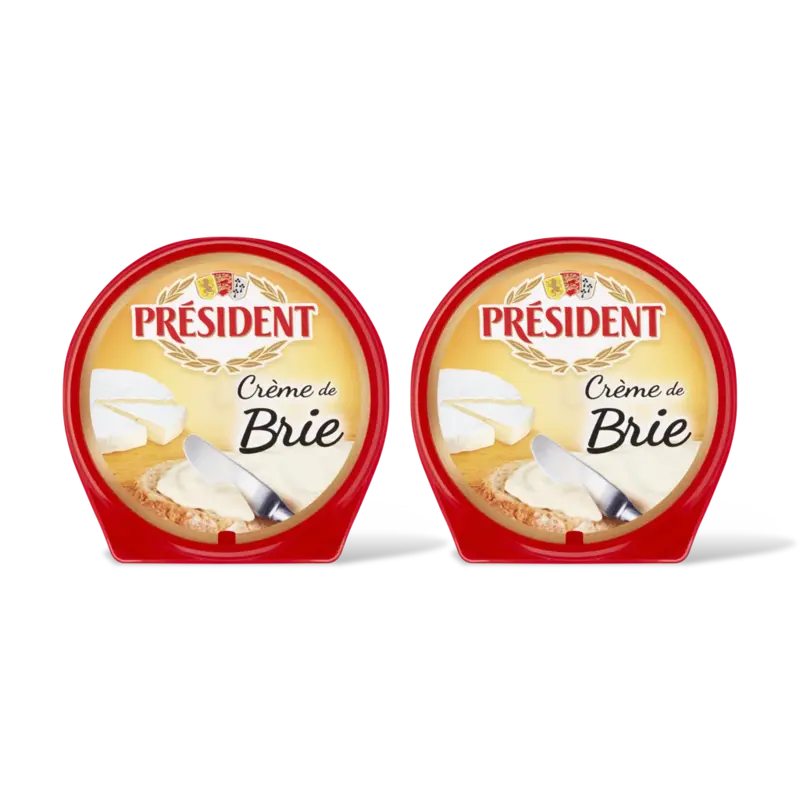 Président Creme de brie 2-pack