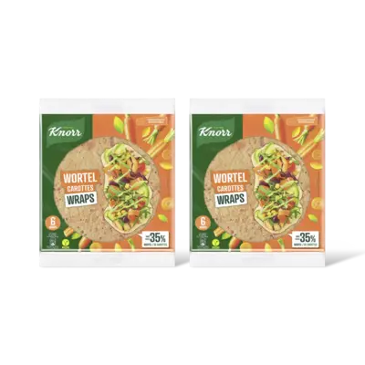 pdp-image-Knorr Wortel wraps met 35% wortel 2-pack