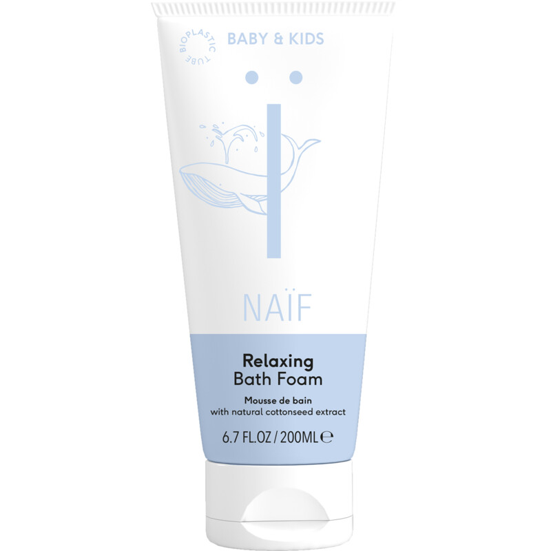 Een afbeelding van Naïf Baby & kids relaxing bath foam