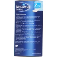 Een afbeelding van Nicotinell Cool mint 2mg nicotine kauwgom