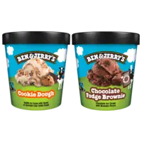 Ben & Jerry's Cookie Dough & Chocolate Fudge Pakket