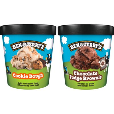 pdp-image-Ben & Jerry's Cookie Dough & Chocolate Fudge Pakket