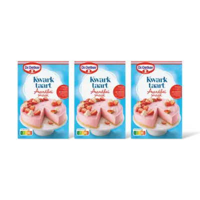 pdp-image-Dr. Oetker Kwarktaart aardbeismaak bakmix 3-pack