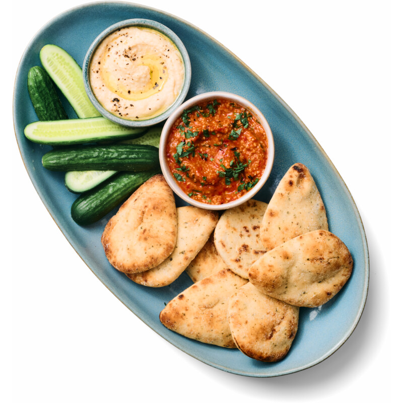 Een afbeelding van AH Excellent Mini naan dippers knoflook koriander
