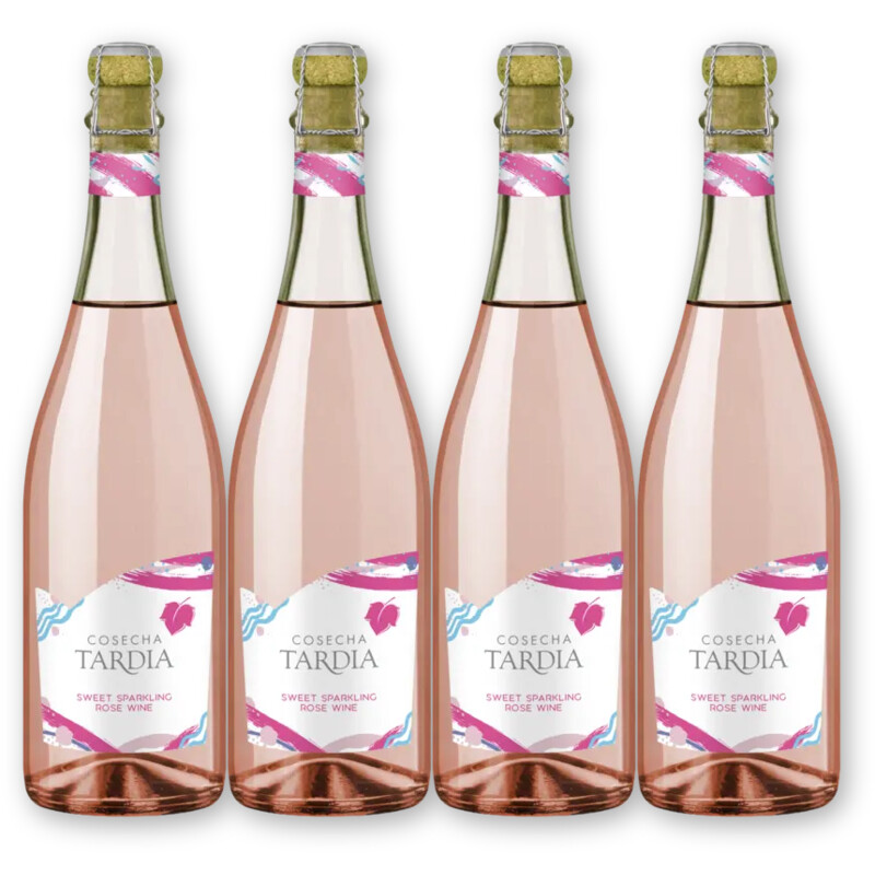 Tardia Tardia Sweet Sparkling Rosé 4 flessen