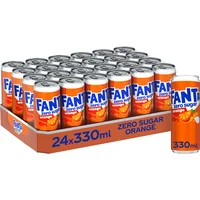 Fanta Orange zero sugar tray