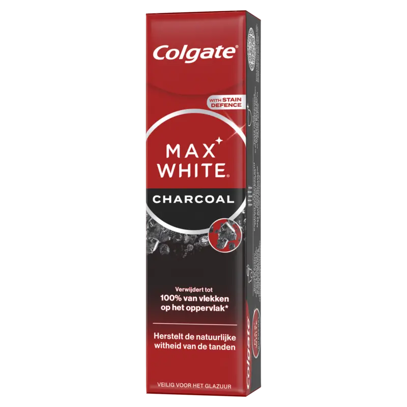 Max White Tandpasta Charcoal 75 ML