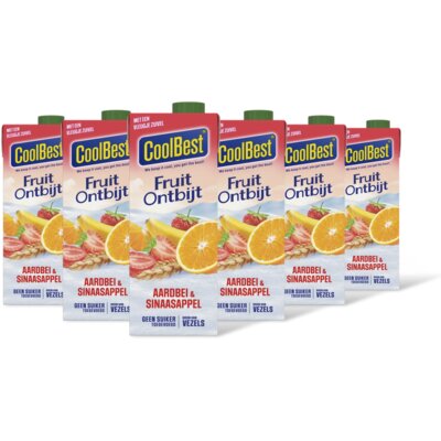 pdp-image-CoolBest Fruit ontbijt sinaasappel & aardbei 6pck