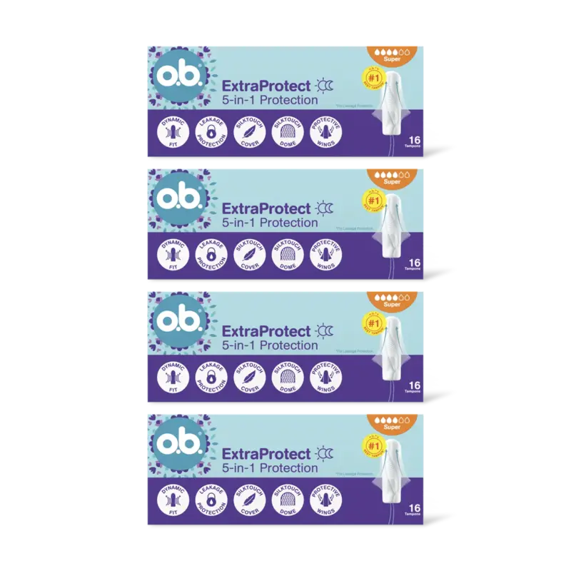 o.b. Extra Protect Super 4-pack