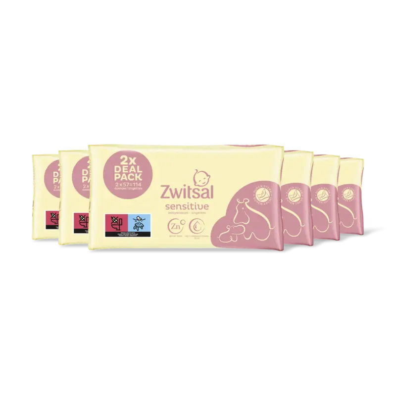 Sensitive billendoekjes 12-pack