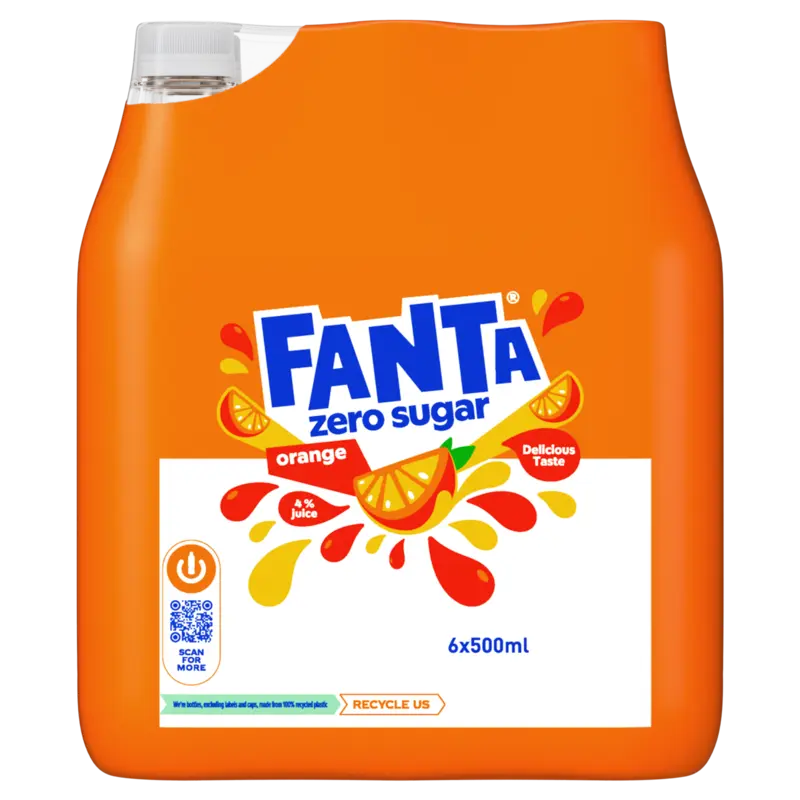Fanta Orange zero 6fl BEL