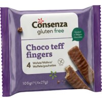 Consenza Choco teff fingers glutenvrij