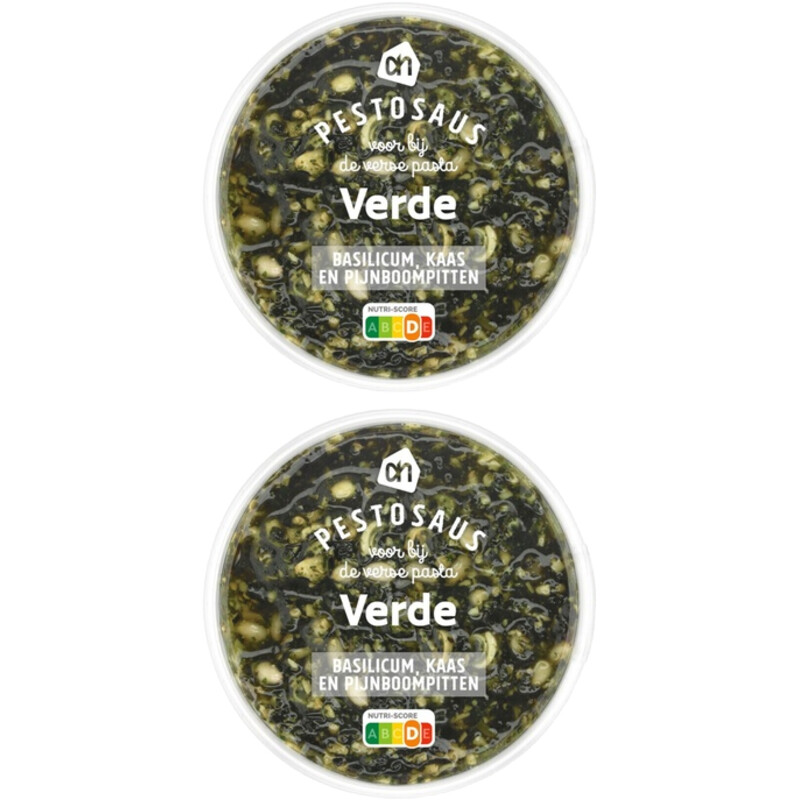 Een afbeelding van AH Pestosaus groen 2-pack