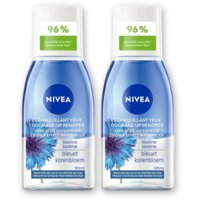 NIVEA Double effect oogmake-up remover 2-pack