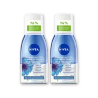 NIVEA Double effect oogmake-up remover 2-pack
