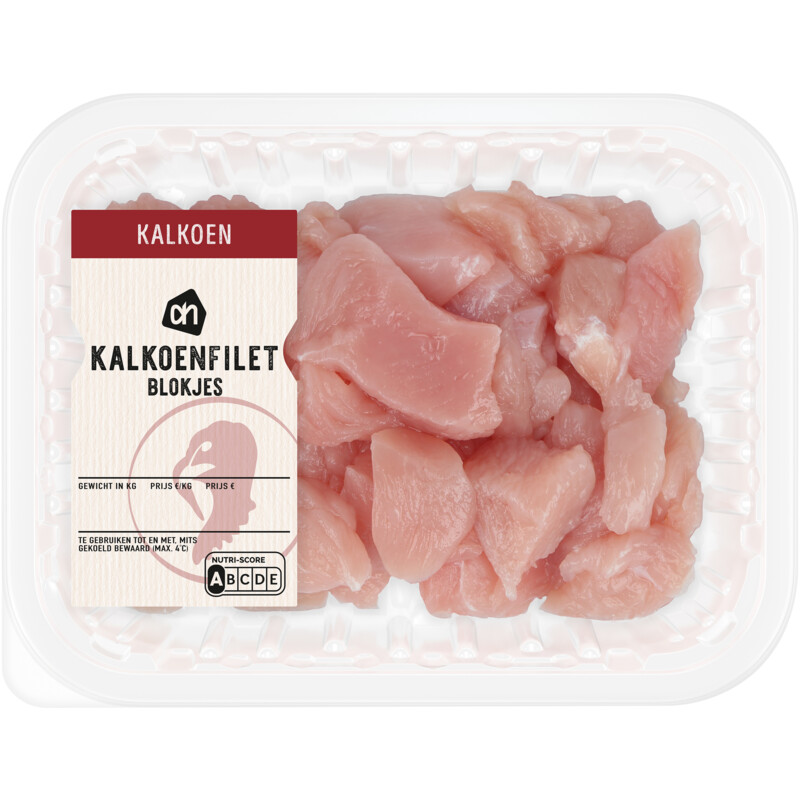Een afbeelding van AH Kalkoenfilet blokjes