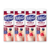 Optimel Drinkyoghurt vezels frambos bl bes 4pck