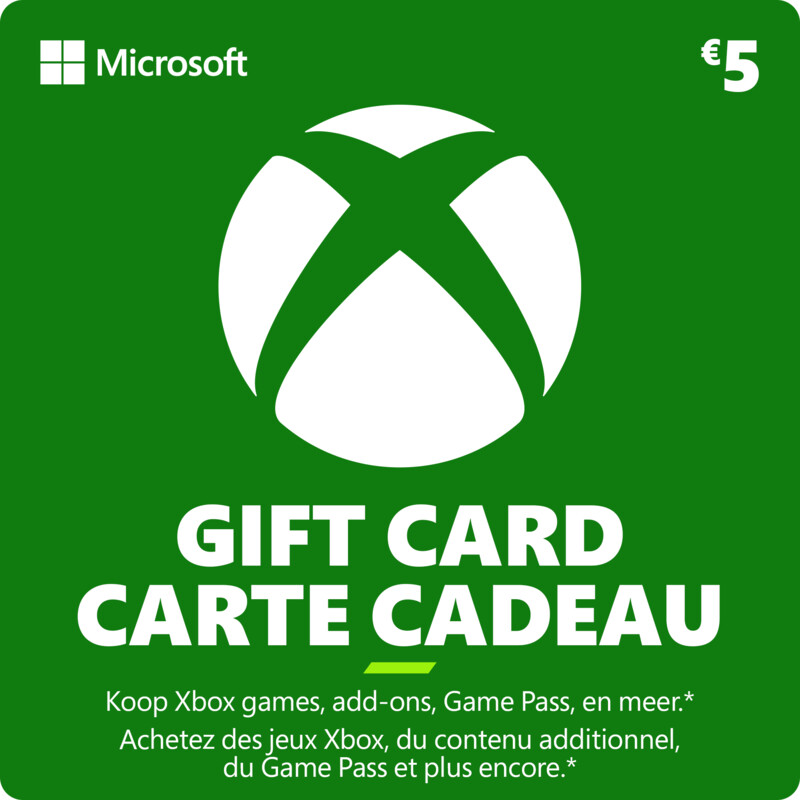 Een afbeelding van Blackhawk Xbox digital gift e-gift 5 euro
