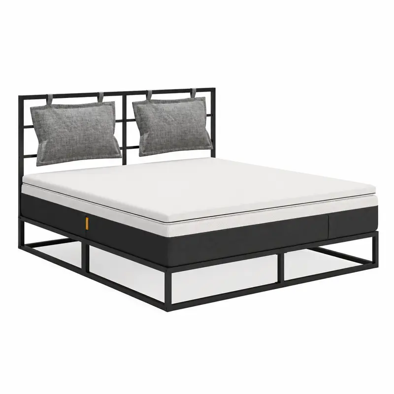 Emma Bed + matras + topper 140 x 200 cm