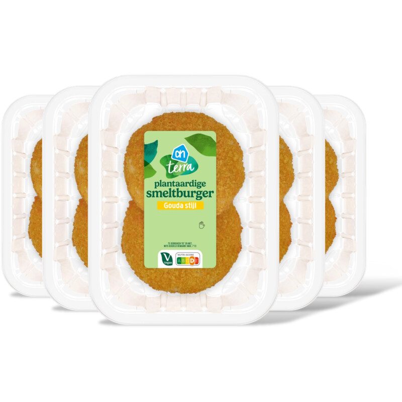 AH Terra Plantaardige smeltburger gouda stijl 5pk