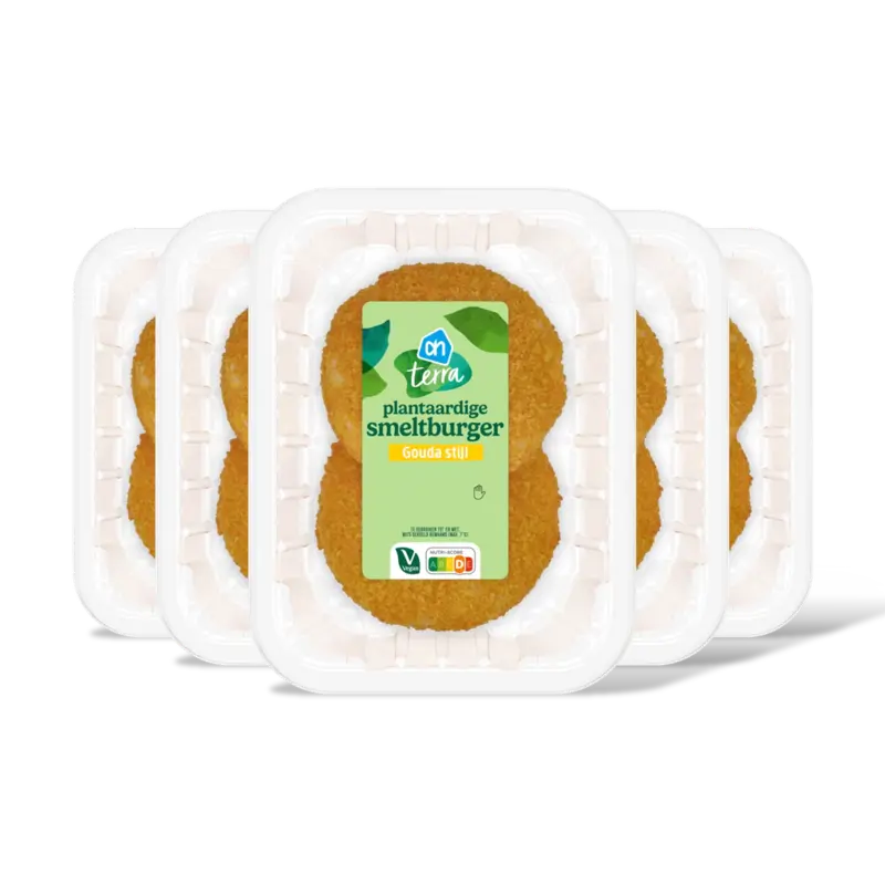 AH Terra Plantaardige smeltburger gouda stijl 5pk