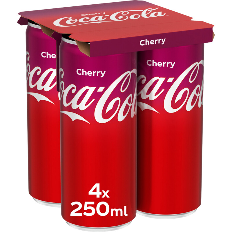 Een afbeelding van Coca-Cola Cherry 4-pack