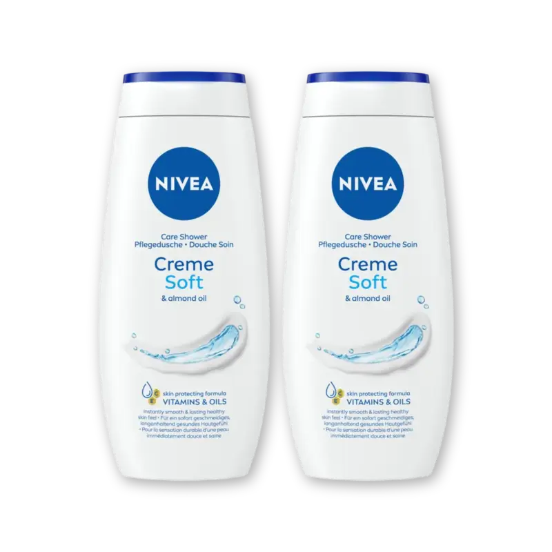 NIVEA Creme soft douchecreme 2-pack