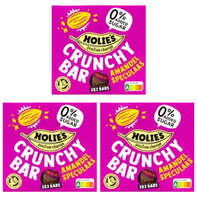pdp-image-Holie's Crunchy Bar Amandel Speculaas 3-pack