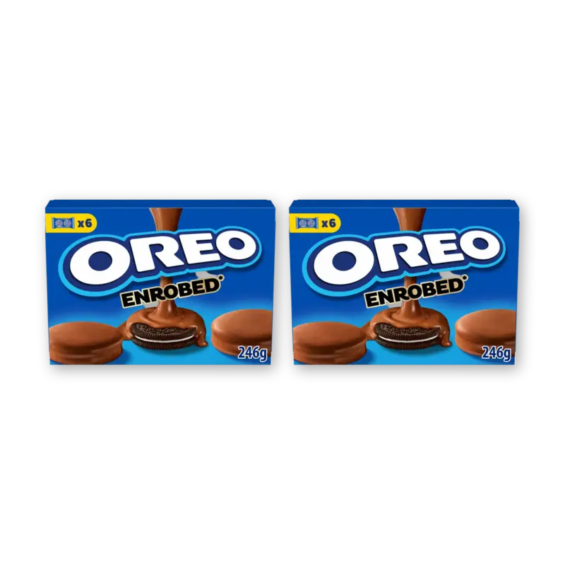 Koekjes omhuld melkchocosmaak 2-pack
