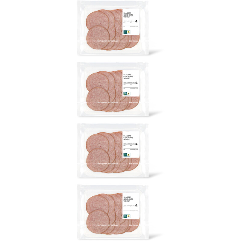 AH Slagers gekookte worst 4-pack