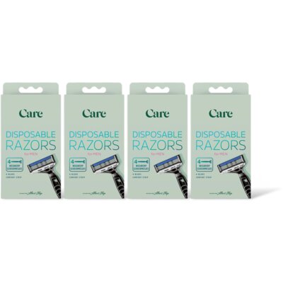 pdp-image-Care Disposable razors for men 4-pack