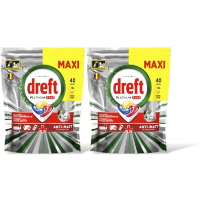 pdp-image-Dreft Platinum+ vaatwastabletten citroen 2pk