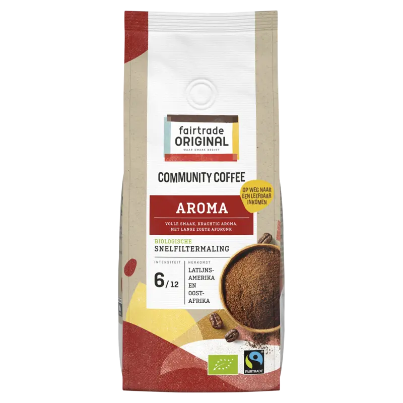 Fairtrade Original Community coffee aroma snelfiltermaling