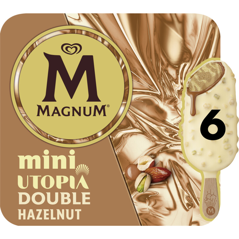 Een afbeelding van Magnum Mini utopia double hazelnut