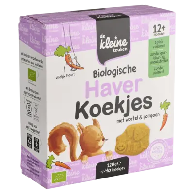 pdp-image-De Kleine Keuken Biologische haverkoekjes 12m+