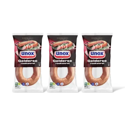 pdp-image-Unox Gelderse rookworst 3-pack