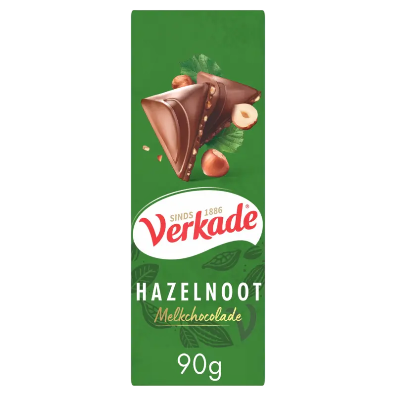Hazelnoot Melkchocolade reep