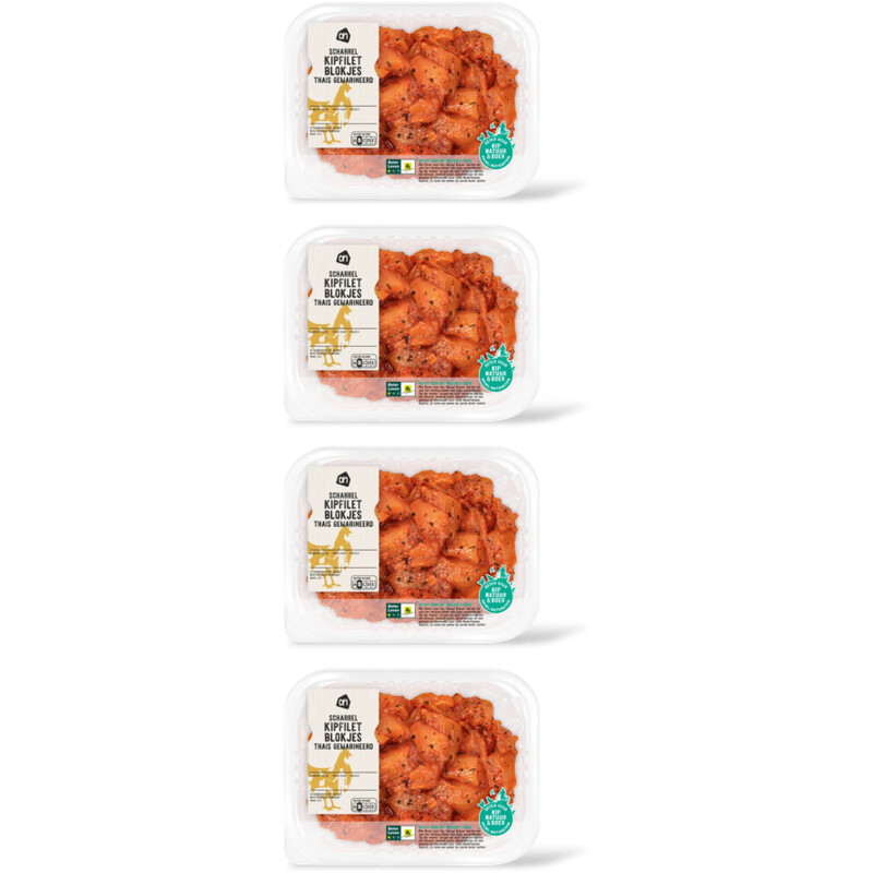 AH Scharrel kipfiletblokjes Thais 4-pack