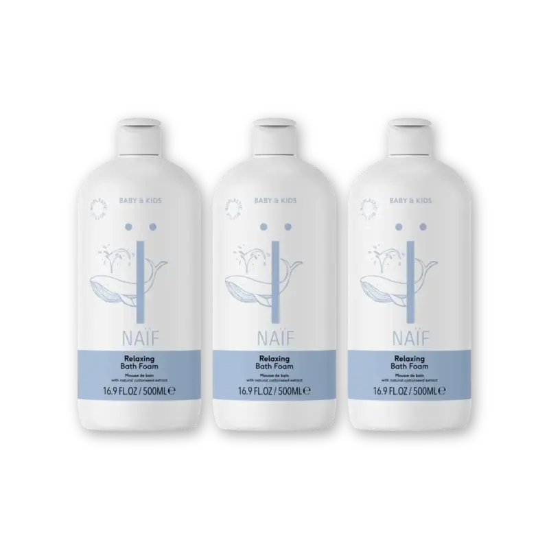 Baby & kids relaxing bath foam 3-pack