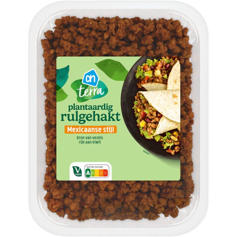 Een afbeelding van AH Terra Plantaardig rulgehakt Mexicaans